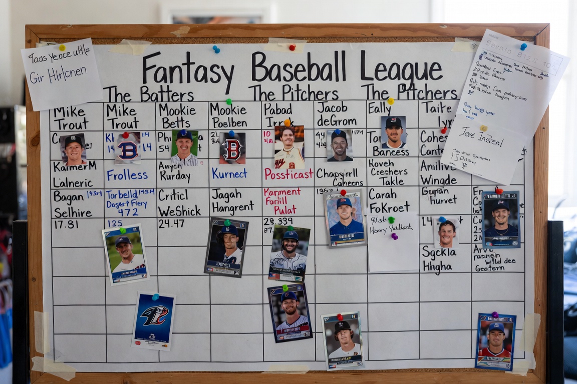 Dad extremely proud of completely mediocre fantasy baseball record