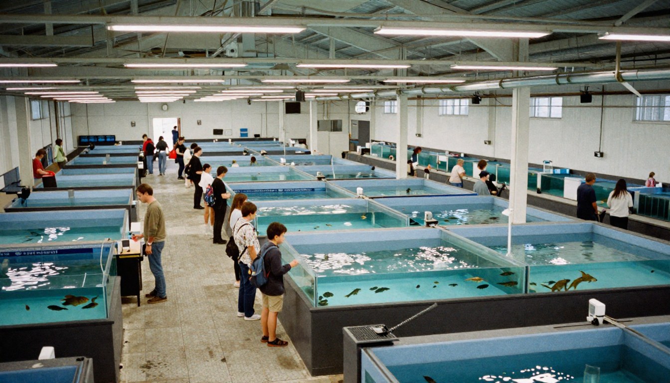 Freshwater Farms Visitor Asks If Trout Remember Him From Last Year