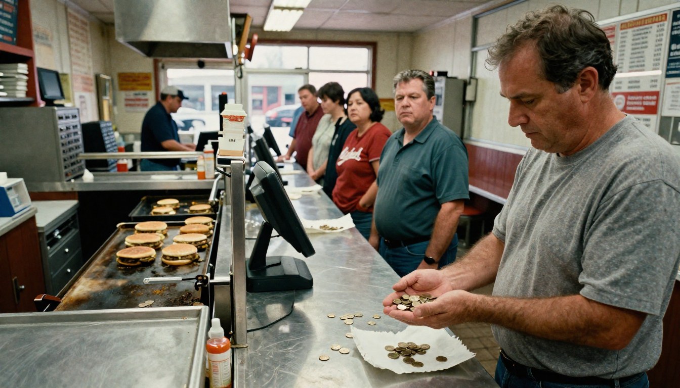Man at Crabill's Pays With Exact Change Like It's a Character Reference