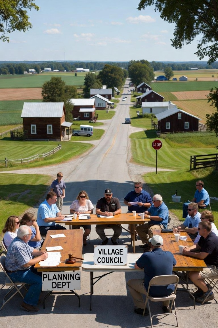 Village council tables debate over fourth stop sign on Main Street
